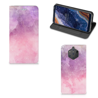 Bookcase Nokia 9 PureView Pink Purple Paint Bookcase Nokia 9 PureView Pink Purple Paint