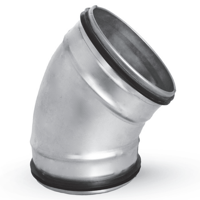 Filterfabriek huismerk Spirobocht 45 graden Ø160mm - Safe - thumbnail