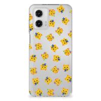 TPU bumper voor Motorola Moto G73 Katten Emojis - thumbnail