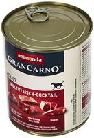 animonda GranCarno multi meat cocktail Rundvlees, Kip, Wild, Hart, Turkije Volwassen 800 g - thumbnail