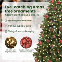 VidaXL Kunstkerstboom met 300 led groen 180 cm pvc en metaal - thumbnail