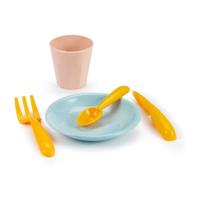 Ecoiffier picknick speelset met kartonnen picknickmand, 32dlg. - thumbnail