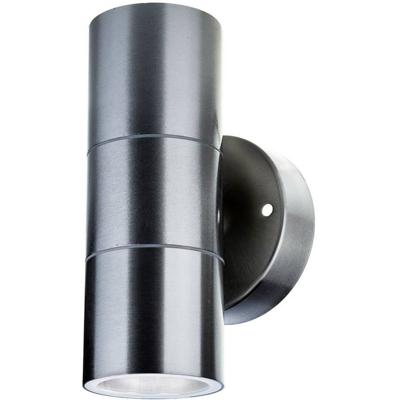 V-Tac Wandlamp RVS | 2xGU10 | IP44 | 16,3 cm hoog - 5086005