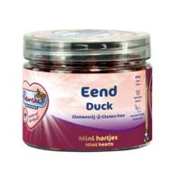Renske Gezonde Beloning eend snackhartjes kat 100 g - thumbnail