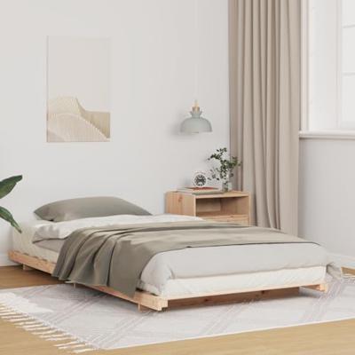 Bedframe Bruin 80 x 220 cm Massief grenenhout