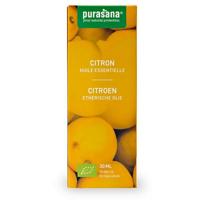 Purasana Purasana Citroen Olie/huile Citron Bio (30ml) - thumbnail