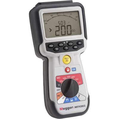Megger MIT430/2 Isolatiemeter 50 V, 100 V, 250 V, 500 V, 1000 V 200 GΩ Megger MIT430/2 Isolatiemeter 50 V, 100 V, 250 V, 500 V, 1000 V 200 GΩ