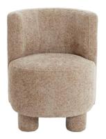Light & Living Fauteuil 'Kamova' Chenille, kleur Beige - thumbnail