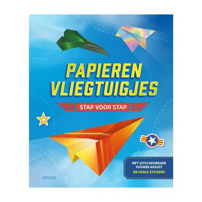Papieren vliegtuigjes stap voor stap