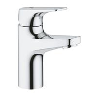 GROHE Bau Flow waterbesparende wastafelkraan S-size met gladde body chroom 23752000 - thumbnail