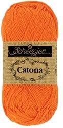 Scheepjes Catona 25g - 281 Tangerine - Haakgaren / Breigaren