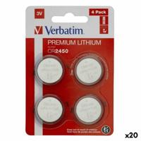 Lithium Knoopcelbatterijen Verbatim CR2450 (4 Onderdelen) (20 Stuks) - thumbnail