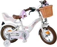 Volare blossom kinderfiets - meisjes - 12 inch - wit - twee handremmen - thumbnail