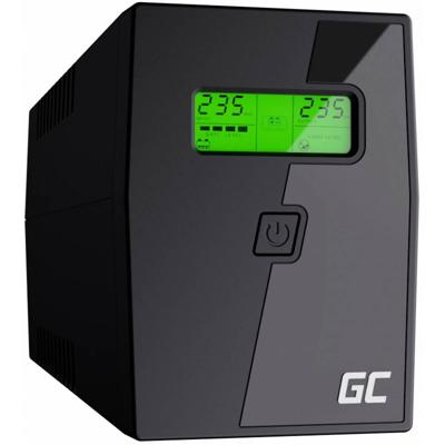 Green Cell UPS01LCD UPS Line-interactive 600 VA 360 W 2 AC-uitgang(en) Green Cell UPS01LCD UPS Line-interactive 600 VA 360 W 2 AC-uitgang(en)