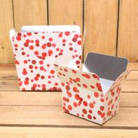 Bonbon doosjes - Chocolade doosje - Red dot LAAG - 24 stuks - thumbnail