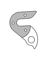 Union derailleurpad gh-062 met schroefset m4x0.7 - thumbnail