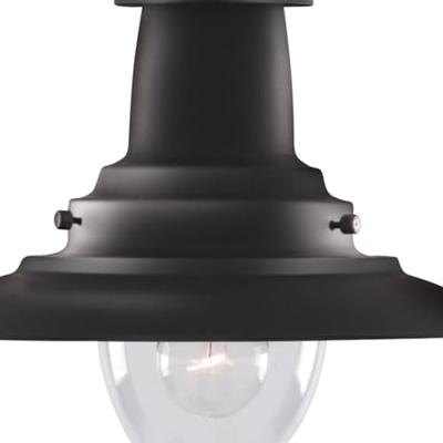 Searchlight Zwarte hanglampFisherman Ø 32cm - 4301BK