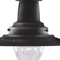 Searchlight Zwarte hanglampFisherman Ø 32cm - 4301BK - thumbnail