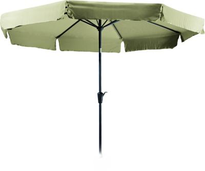 Stokparasol Flores dia. 300 cm sage green zonwering Madison - Madison Stokparasol Flores dia. 300 cm sage green zonwering Madison - Madison