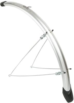 Eurofender Spatbordset elegance 28" x 46 mm - zilver