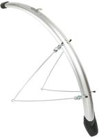 Eurofender Spatbordset elegance 28" x 46 mm - zilver - thumbnail