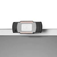 Nedis Webcam | Full HD@30fps | Vaste Scherpstelling | Zwart | 1 stuks - WCAM100BK WCAM100BK - thumbnail