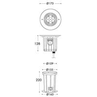 Deko Light Soft Flex 7 730267 Vloerinbouwlamp LED vast ingebouwd LED G (A - G) 9.25 W Zilver - thumbnail