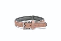 Beeztees Balacron Ax kunstleer roze halsband hond 38-48cm x 25mm - thumbnail