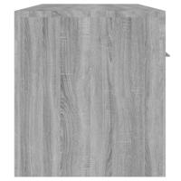 Tv-meubel met LED-verlichting 140x36,5x40 cm grijs sonoma eiken - thumbnail