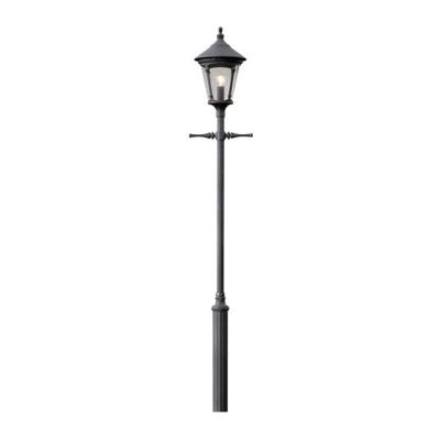Buitenlamp Virgo 1-lichts zwart 62 cm inclusief laddersteun 570-750 exclusief mast