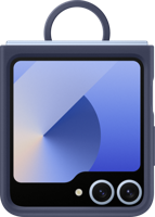 Samsung Silicone Case voor Flip 6 Telefoonhoesje Blauw - thumbnail