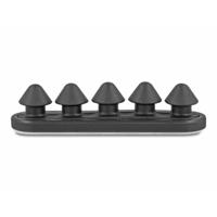 Delock 18444 Kabelclips ABS Zwart (b x h) 80 mm x 20 mm 2 stuk(s) - thumbnail