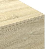 Salontafel 100x49,5x31 cm bewerkt hout sonoma eikenkleurig - thumbnail