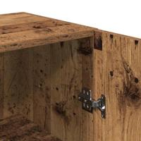 Tv-meubel 30,5x30x60 cm bewerkt hout oud houtkleurig - thumbnail