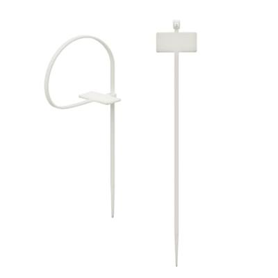 Hama 00221003 Kabelbinder mit Beschriftungsfeld, 98 mm, Natur, 25 Stück Kabelbinder 100 mm 24 mm Beige 25 stuk(s)