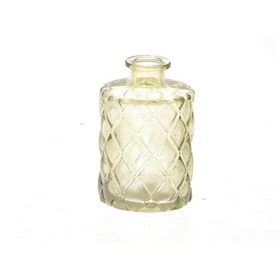 HBX Natural Living Vaas vivance ø7xh10,5cm geel