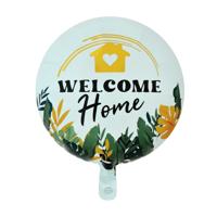 Welcome Home Folieballon Bladeren (46cm) - thumbnail