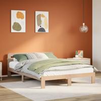 Bedframe zonder matras massief grenenhout 160x200 cm - thumbnail