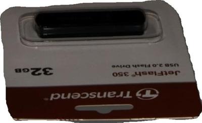 Transcend JetFlash® 350 USB-stick 32 GB Zwart TS32GJF350 USB-A 2.0 Transcend JetFlash® 350 USB-stick 32 GB Zwart TS32GJF350 USB-A 2.0