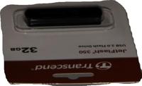 Transcend JetFlash® 350 USB-stick 32 GB Zwart TS32GJF350 USB-A 2.0 - thumbnail