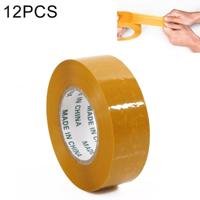 12 stuks 45mm breedte 15mm dikte pakket afdichting verpakking tape Roll sticker (geel) - thumbnail