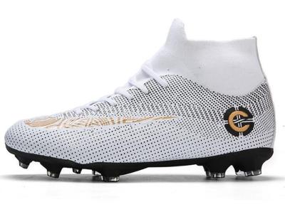 Outdoor High-Top anti-slip Soccer cleats training sneakers voor mannen grootte: 36 (2039 witte lange nagel)