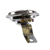 MZA Claxon horns 6 volt chrome universal - thumbnail