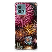 otorola Moto G72 Anti Shock Bumper Case Vuurwerk - thumbnail
