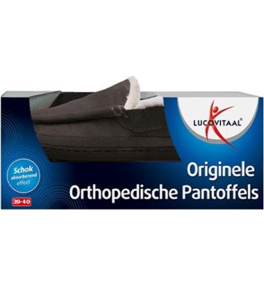 Lucovitaal Orthopedische Pantoffels - Antraciet Lucovitaal Orthopedische Pantoffels - Antraciet
