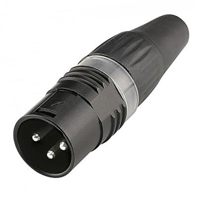 HICON XLR plug 3-pin HI-X3CM-BLK