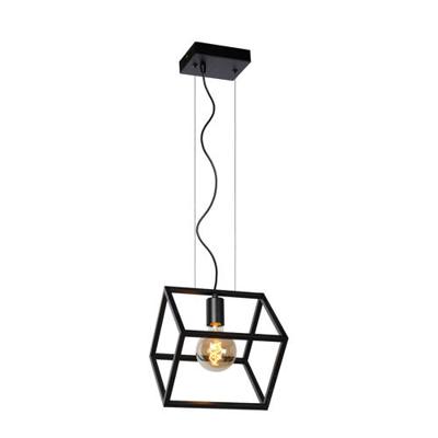 Lucide FABIAN - Hanglamp - 1xE27 - Zwart