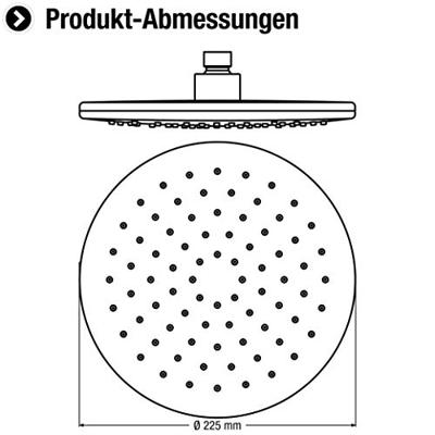 Cornat Douchekop Classic Rond Ch - TECBW3400