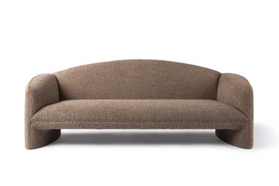 Jesper Home 3-zits Bank 'Nachii' Teddy, kleur Mud Jesper Home 3-zits Bank 'Nachii' Teddy, kleur Mud