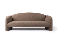 Jesper Home 3-zits Bank 'Nachii' Teddy, kleur Mud - thumbnail